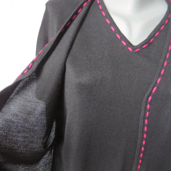 1990s Vintage Faux Black Twinset Norton McNaughton - Picture 2 of 10